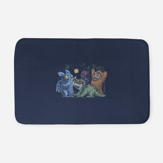 A Really Wild Rumpus-None-Memory Foam-Bath Mat-Aarons Art Room