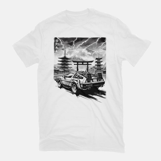 Back To The Japan Temple-Mens-Basic-Tee-DrMonekers