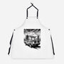 Back To The Japan Temple-Unisex-Kitchen-Apron-DrMonekers