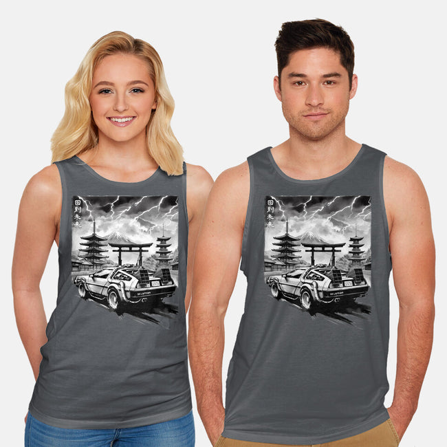 Back To The Japan Temple-Unisex-Basic-Tank-DrMonekers