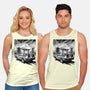 Back To The Japan Temple-Unisex-Basic-Tank-DrMonekers