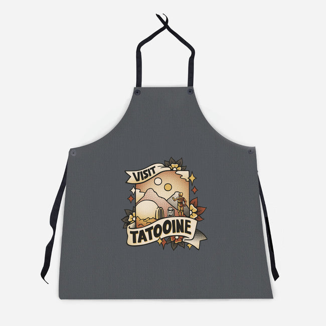 Visit Tatooine Tattoo-Unisex-Kitchen-Apron-tobefonseca