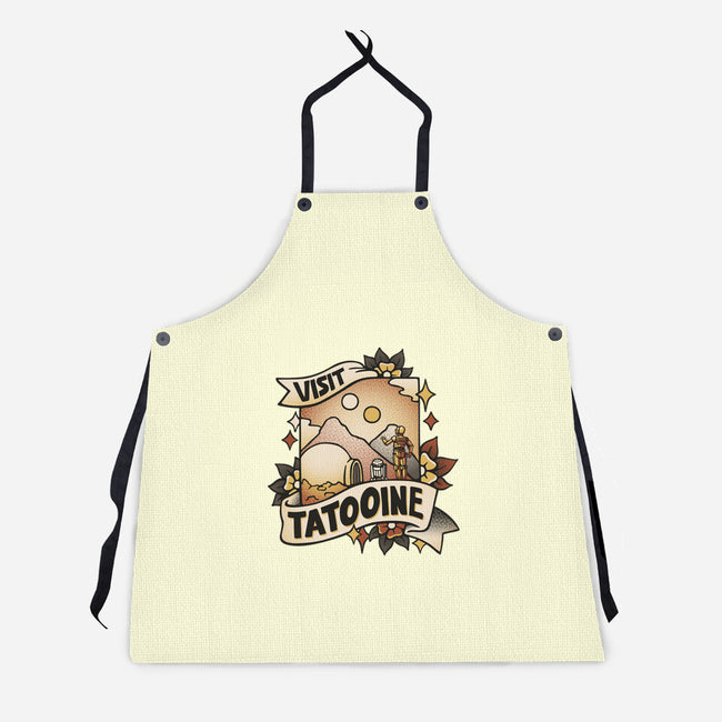 Visit Tatooine Tattoo-Unisex-Kitchen-Apron-tobefonseca