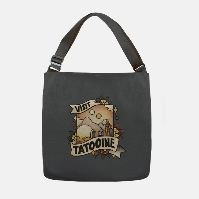 Visit Tatooine Tattoo-None-Adjustable Tote-Bag-tobefonseca