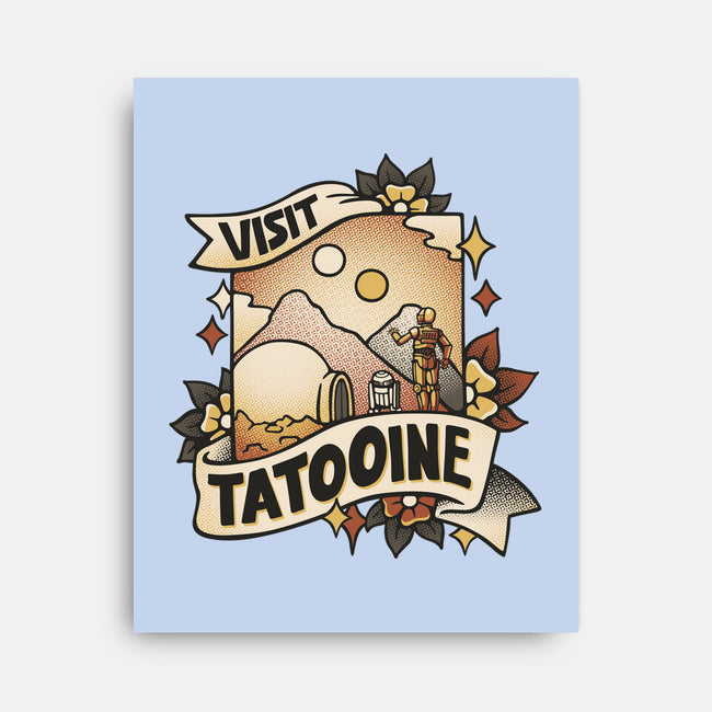 Visit Tatooine Tattoo-None-Stretched-Canvas-tobefonseca