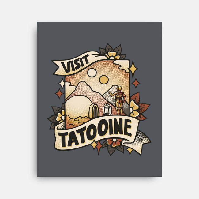 Visit Tatooine Tattoo-None-Stretched-Canvas-tobefonseca