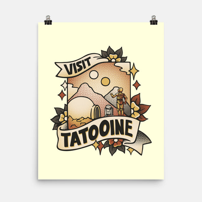 Visit Tatooine Tattoo-None-Matte-Poster-tobefonseca