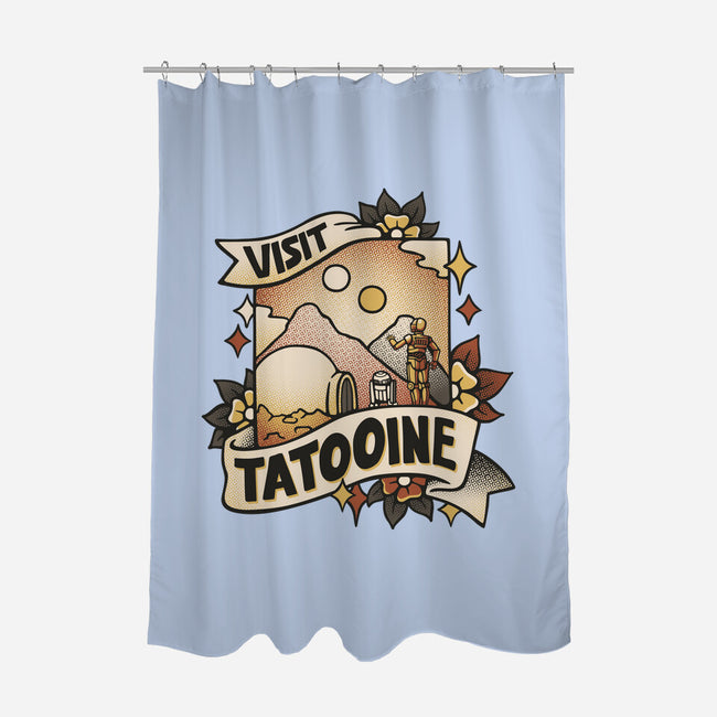 Visit Tatooine Tattoo-None-Polyester-Shower Curtain-tobefonseca