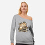 Visit Tatooine Tattoo-Womens-Off Shoulder-Sweatshirt-tobefonseca