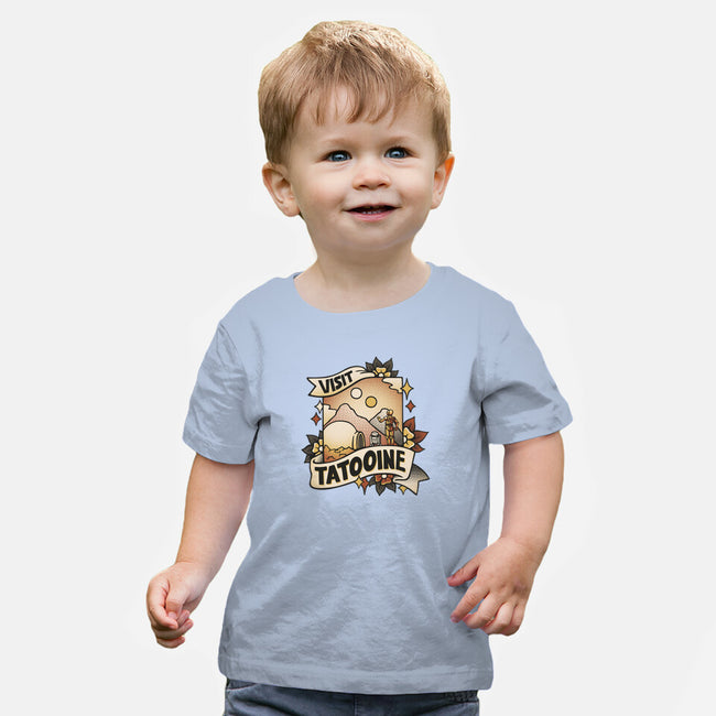 Visit Tatooine Tattoo-Baby-Basic-Tee-tobefonseca