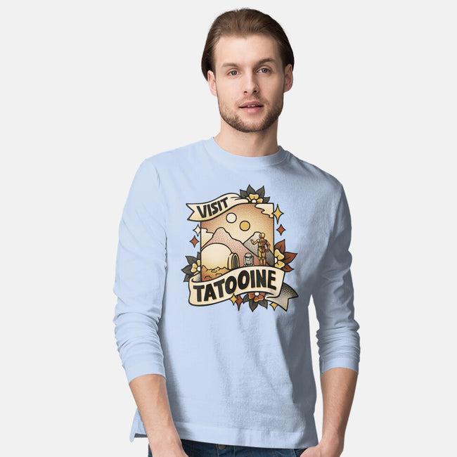 Visit Tatooine Tattoo-Mens-Long Sleeved-Tee-tobefonseca