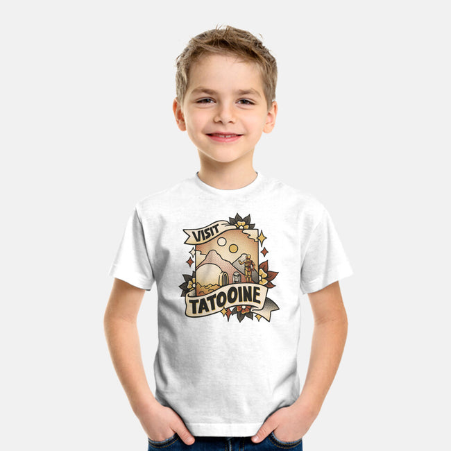 Visit Tatooine Tattoo-Youth-Basic-Tee-tobefonseca