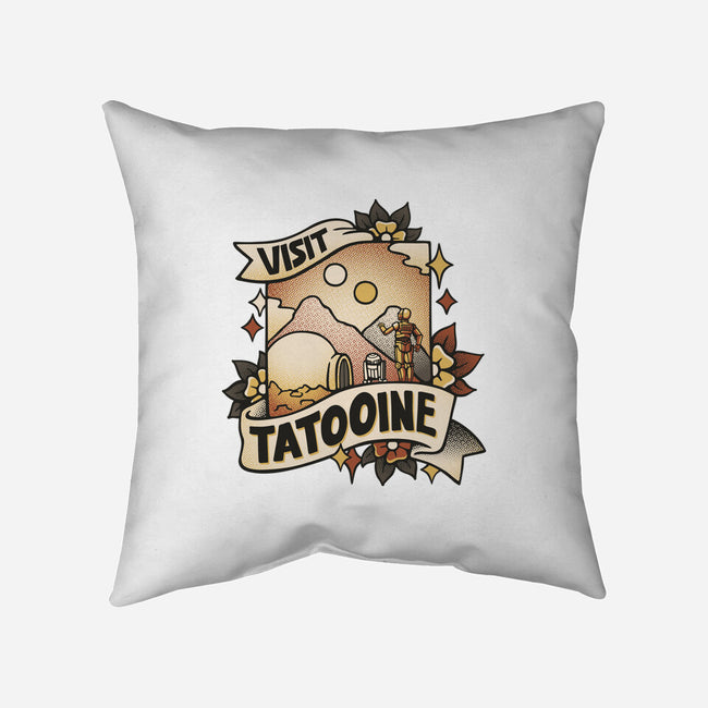 Visit Tatooine Tattoo-None-Removable Cover-Throw Pillow-tobefonseca