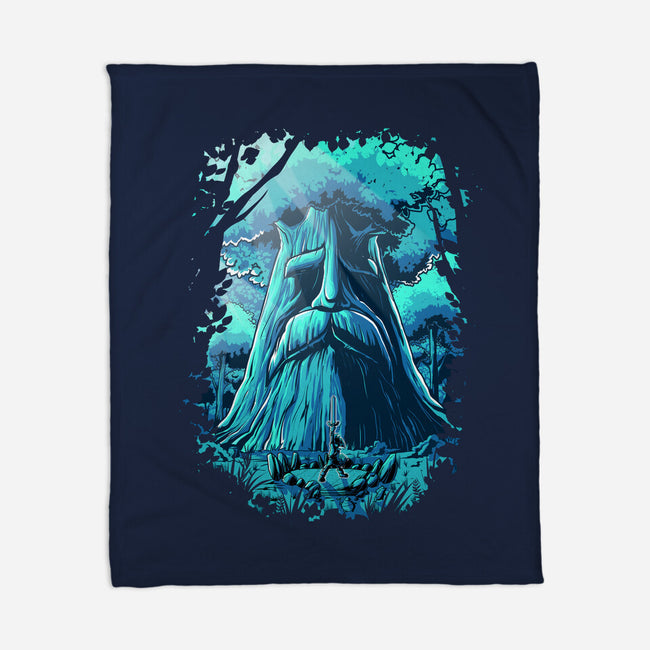 Hyrule Forest Hero-None-Fleece-Blanket-Diego Oliver