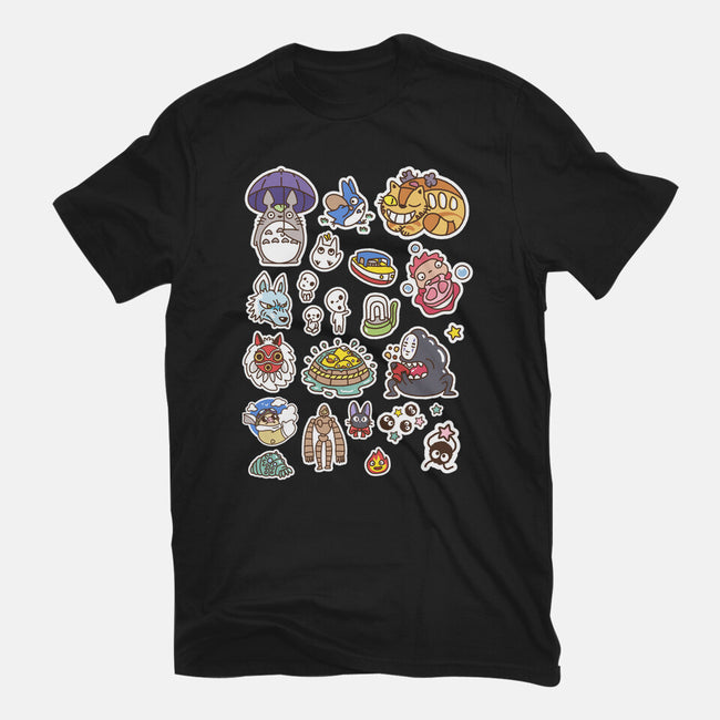 Ghibli Cuties-Mens-Heavyweight-Tee-demonigote