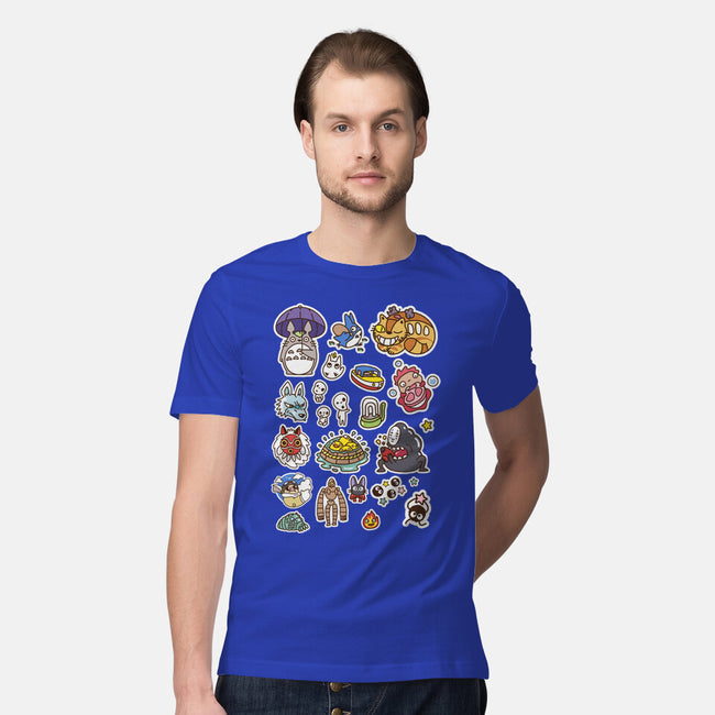 Ghibli Cuties-Mens-Premium-Tee-demonigote