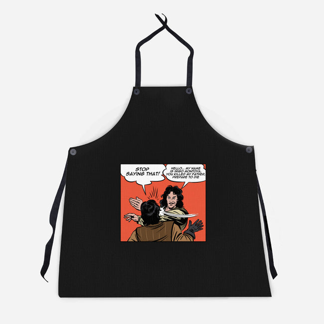 Montoya Slap-Unisex-Kitchen-Apron-zascanauta