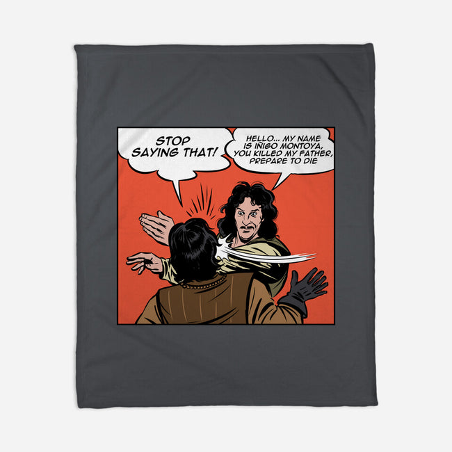 Montoya Slap-None-Fleece-Blanket-zascanauta