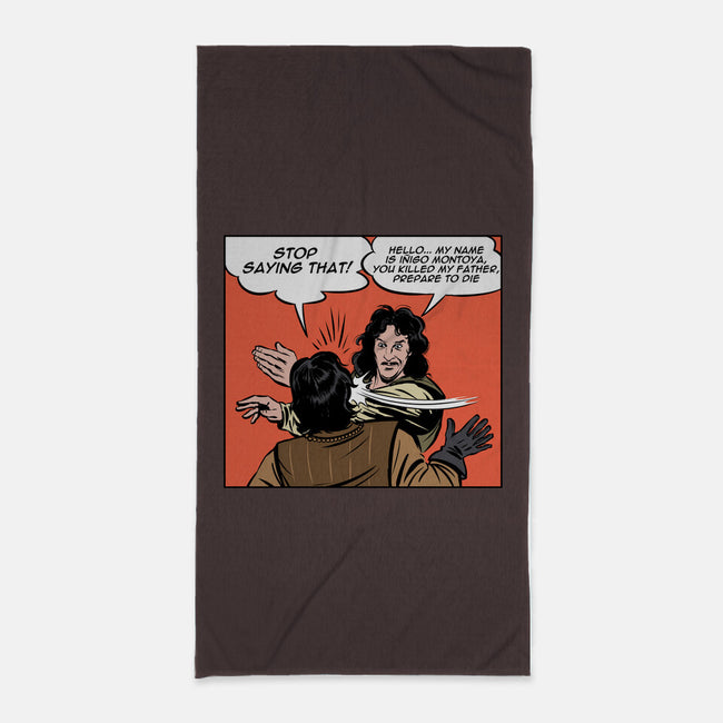 Montoya Slap-None-Beach-Towel-zascanauta