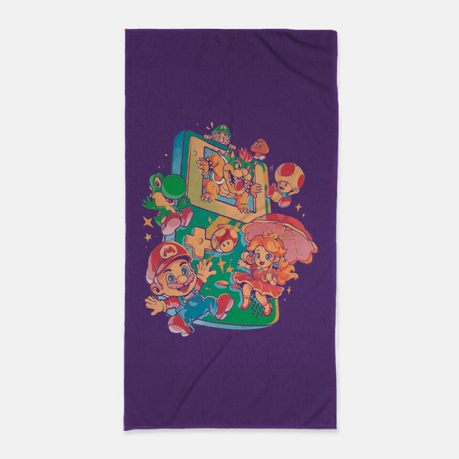 Plumber Game-None-Beach-Towel-Arigatees