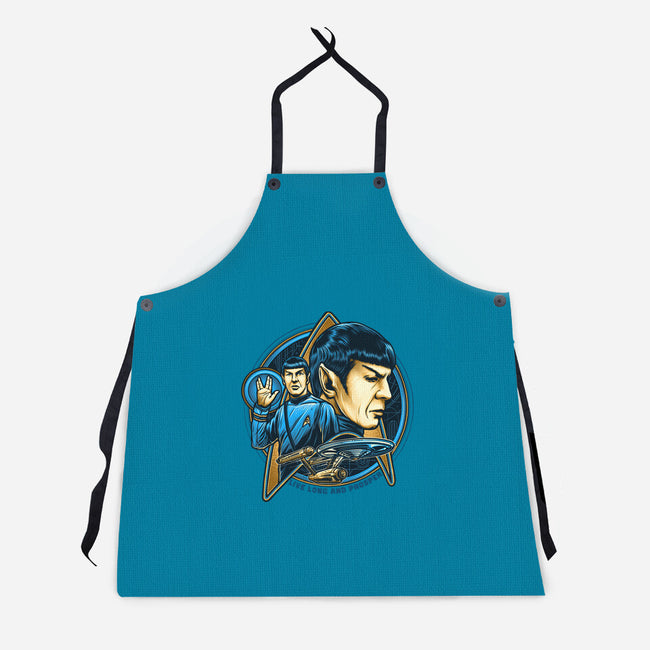 Live And Prosper-Unisex-Kitchen-Apron-momma_gorilla