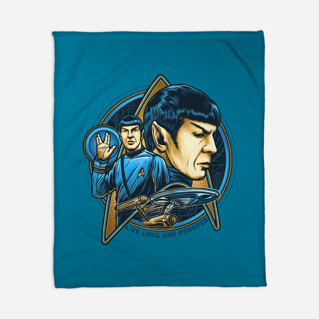 Live And Prosper-None-Fleece-Blanket-momma_gorilla