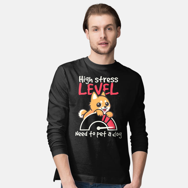 Need To Pet A Dog-Mens-Long Sleeved-Tee-NemiMakeit