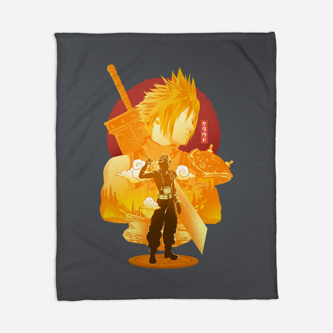 Omnislash Soldier-None-Fleece-Blanket-hypertwenty