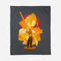 Omnislash Soldier-None-Fleece-Blanket-hypertwenty