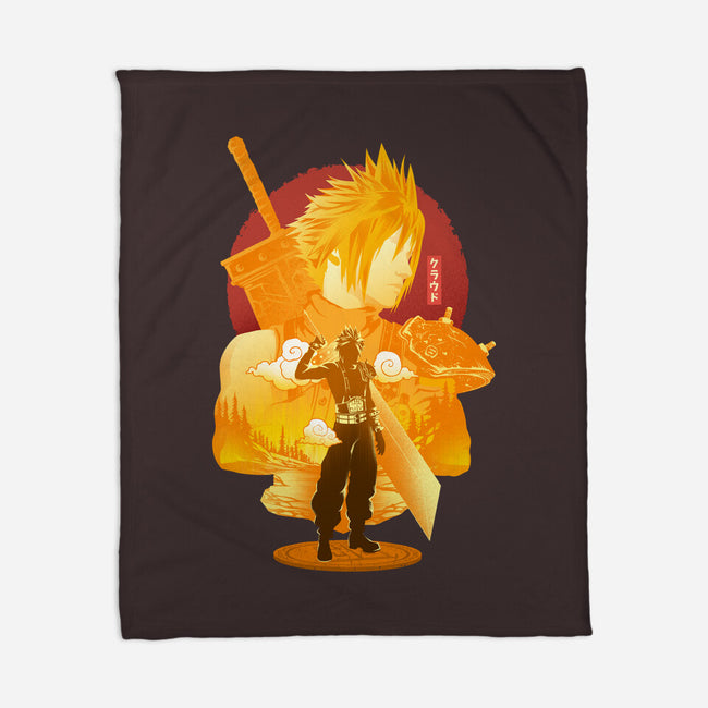 Omnislash Soldier-None-Fleece-Blanket-hypertwenty