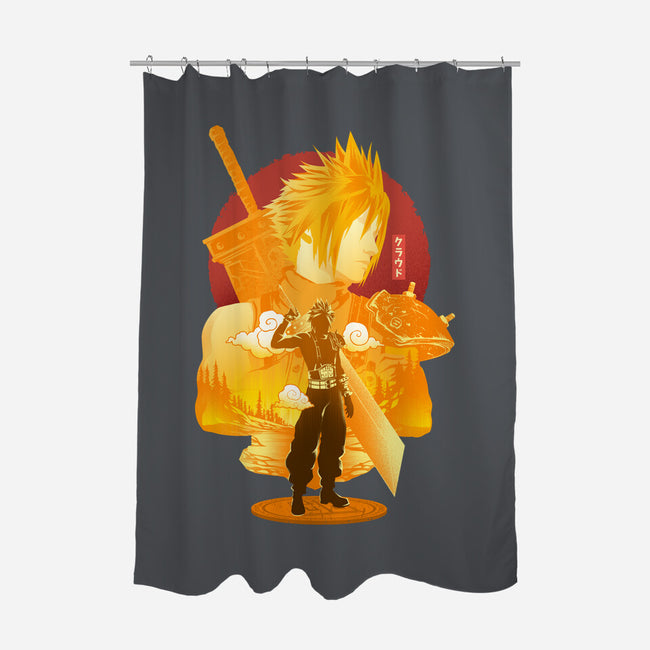 Omnislash Soldier-None-Polyester-Shower Curtain-hypertwenty