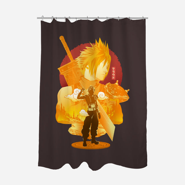 Omnislash Soldier-None-Polyester-Shower Curtain-hypertwenty