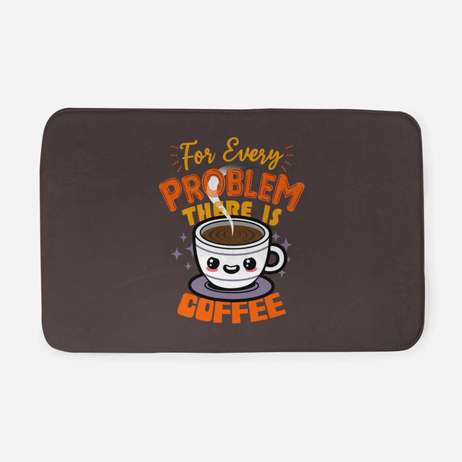 For Every Problem There Is Coffee-None-Memory Foam-Bath Mat-Boggs Nicolas