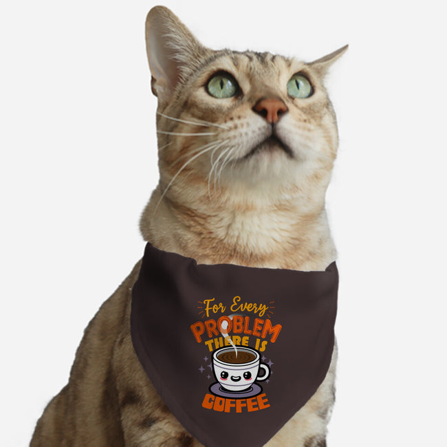 For Every Problem There Is Coffee-Cat-Adjustable-Pet Collar-Boggs Nicolas