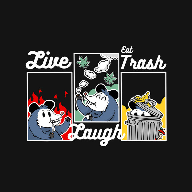 Live Laugh Eat Trash-Baby-Basic-Tee-Tri haryadi