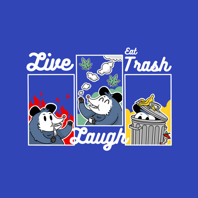 Live Laugh Eat Trash-Mens-Basic-Tee-Tri haryadi