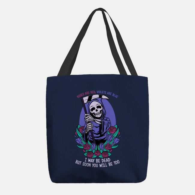 Death Flowers Poem-None-Basic Tote-Bag-Studio Mootant