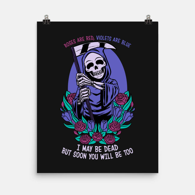 Death Flowers Poem-None-Matte-Poster-Studio Mootant