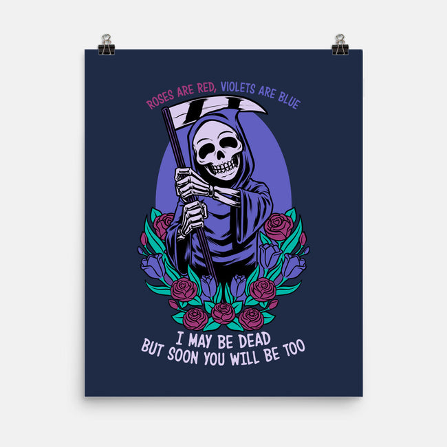 Death Flowers Poem-None-Matte-Poster-Studio Mootant