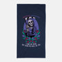 Death Flowers Poem-None-Beach-Towel-Studio Mootant