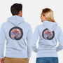 Sumie Starry Night Cat-Unisex-Zip-Up-Sweatshirt-tobefonseca