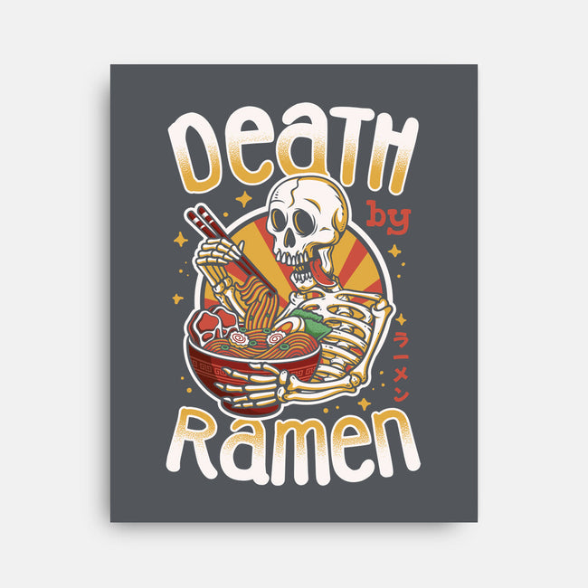 Death By Ramen-None-Stretched-Canvas-Olipop