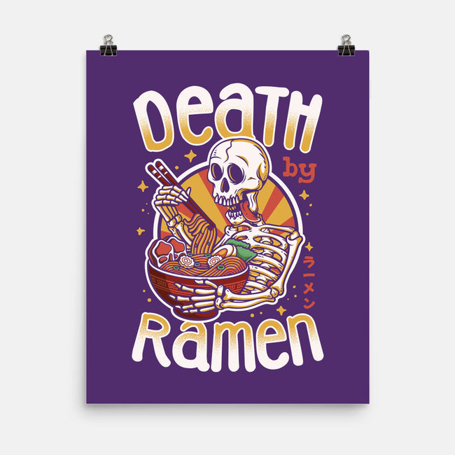 Death By Ramen-None-Matte-Poster-Olipop