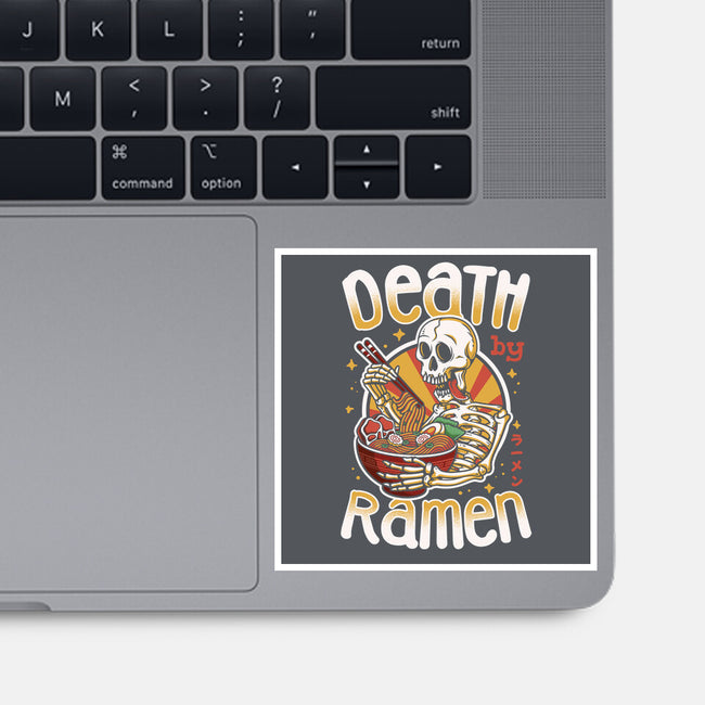 Death By Ramen-None-Glossy-Sticker-Olipop