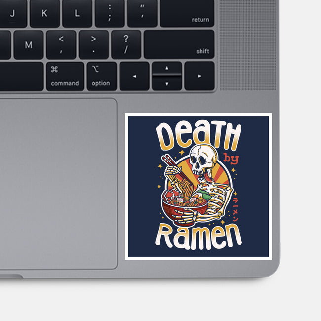 Death By Ramen-None-Glossy-Sticker-Olipop