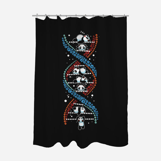 Panda's DNA-None-Polyester-Shower Curtain-erion_designs