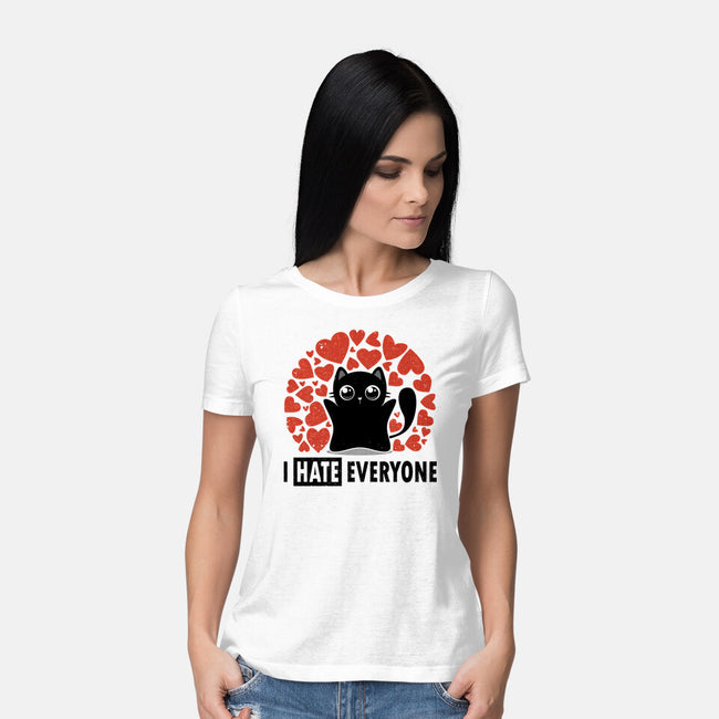 I Hate Everyone-Womens-Basic-Tee-erion_designs