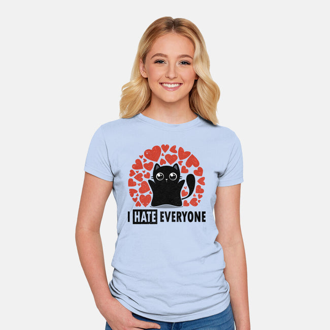 I Hate Everyone-Womens-Fitted-Tee-erion_designs