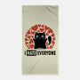 I Hate Everyone-None-Beach-Towel-erion_designs