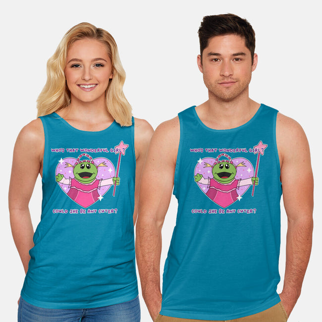 Who’s That Wonderful Girl-Unisex-Basic-Tank-Alexhefe